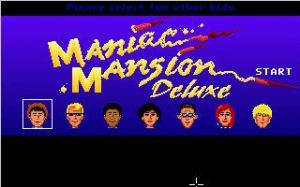 Maniac Mansion Deluxe Box Cover
