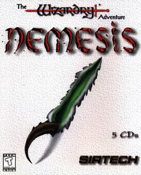 Nemesis: The Wizardry Adventure - Cover art