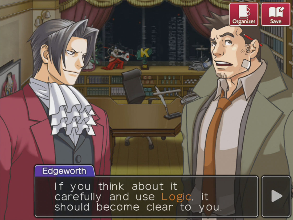 Ace Attorney Investigations - Miles Edgeworth app