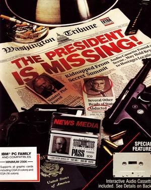 President is Missing, The - Cover art