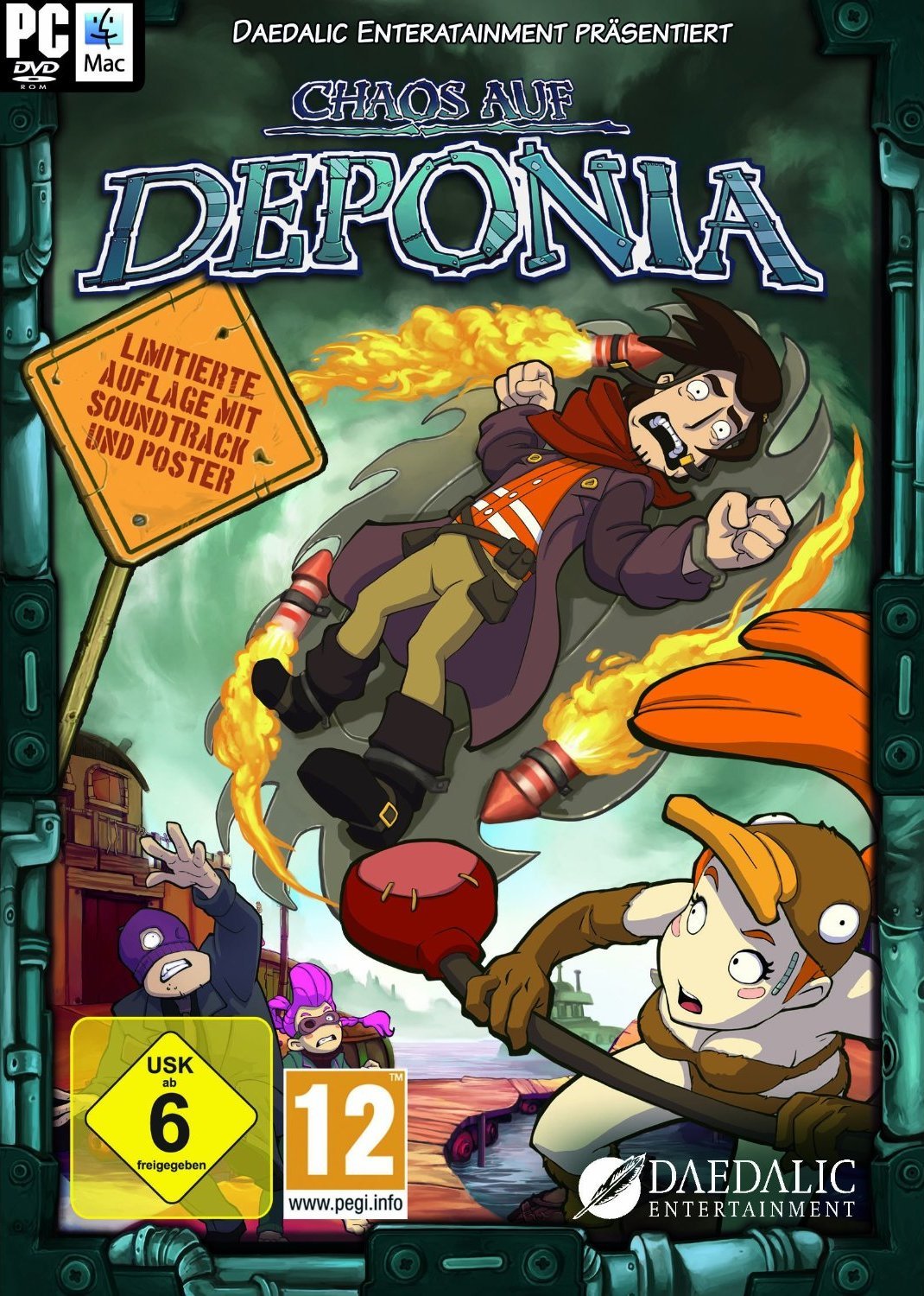 Chaos on Deponia (2012) - Game details | Adventure Gamers