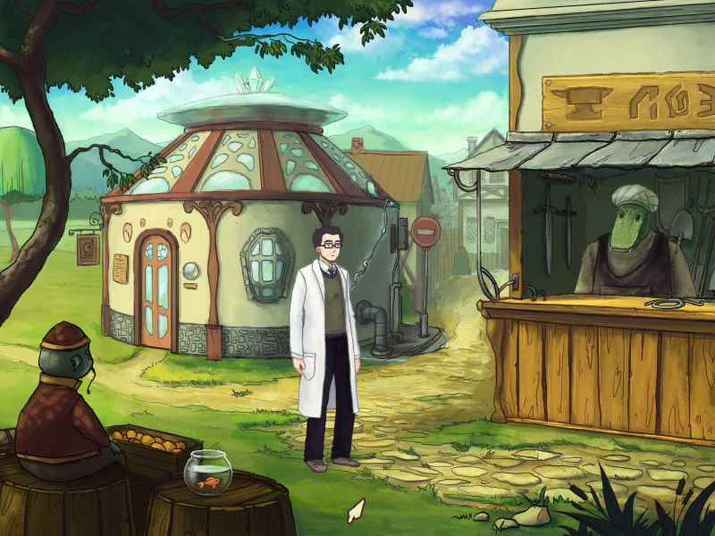 Screenshots (6) for the Adventure Game. 