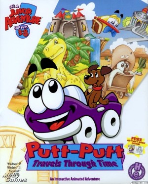 Putt-Putt Travels through Time - Cover art