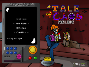 Tale of Caos: Prologue, A - Cover art