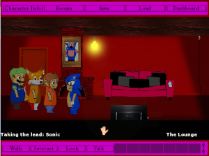 Sonic and Friends in Club House - Cover art