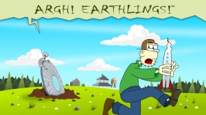 Argh! Earthlings! Box Cover
