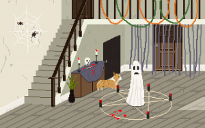 Treat and Some Tricks, A - Cover art