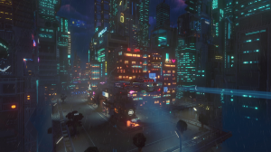 Cloudpunk: City of Ghosts Screenshot #1