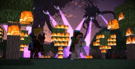 All Phases Wither Storm in Minecraft Story Mode! 