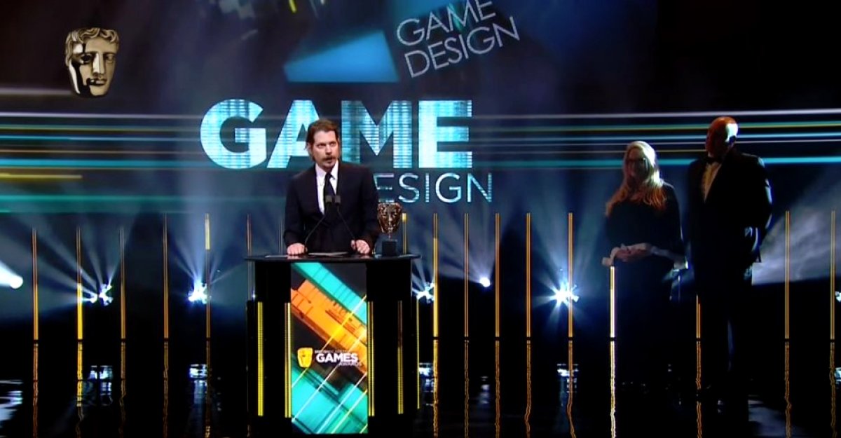 Lucas Pope at the BAFTA Game Awards