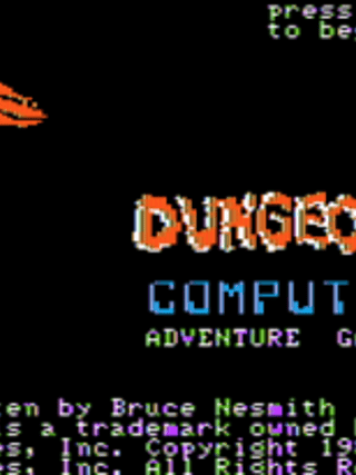Dungeon! Computer Adventure Game