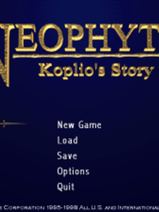 Neophyte: Koplio's Story