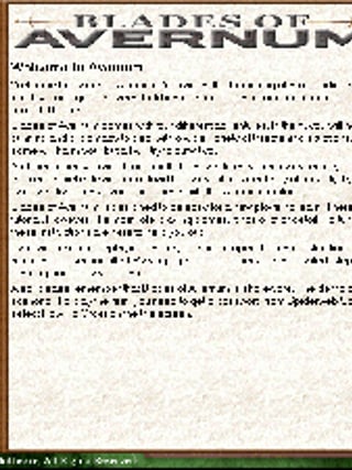Blades of Avernum