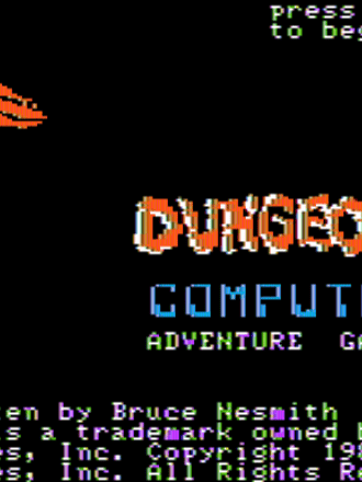 Dungeon! Computer Adventure Game