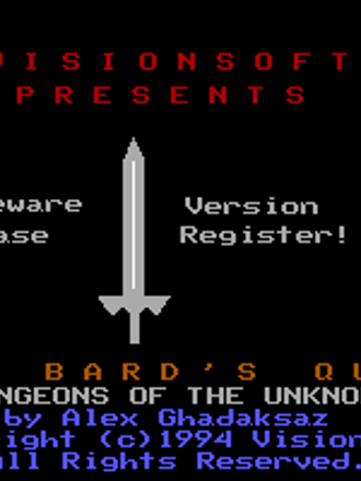 The Bard's Quest: Dungeons of the Unknown