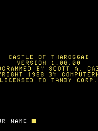 Castle of Tharoggad