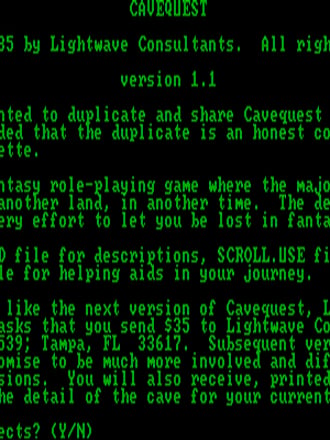 Cavequest