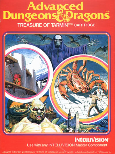 Advanced Dungeons & Dragons: Treasure of Tarmin Cartridge