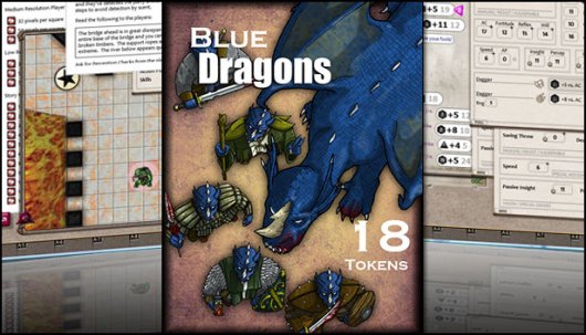 Blue Dragon - Game Poster