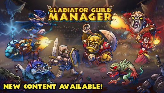 Gladiator Guild Manager - Game Poster