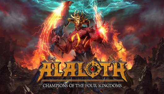 Alaloth: Champions of The Four Kingdoms - Game Poster