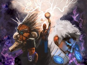 Barkley, Shut Up and Jam: Gaiden - Chapter 1 of the Hoopz Barkley SaGa