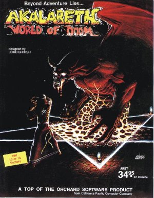 Akalabeth: World of Doom - Game Poster