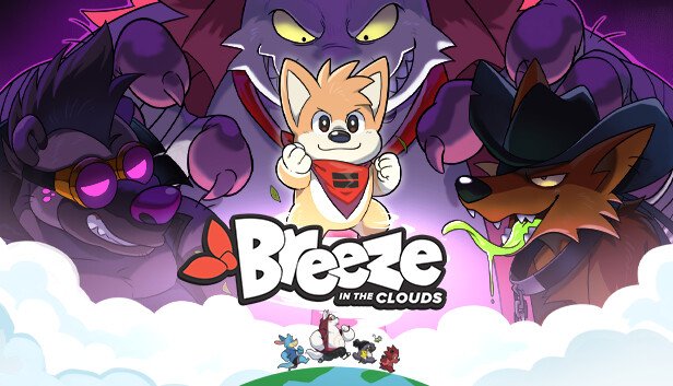 Breeze in the Clouds: Corgi Conquers the Storm  