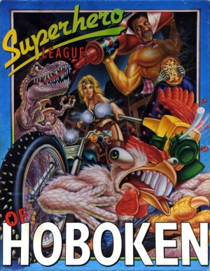 Superhero League of Hoboken - Game Poster