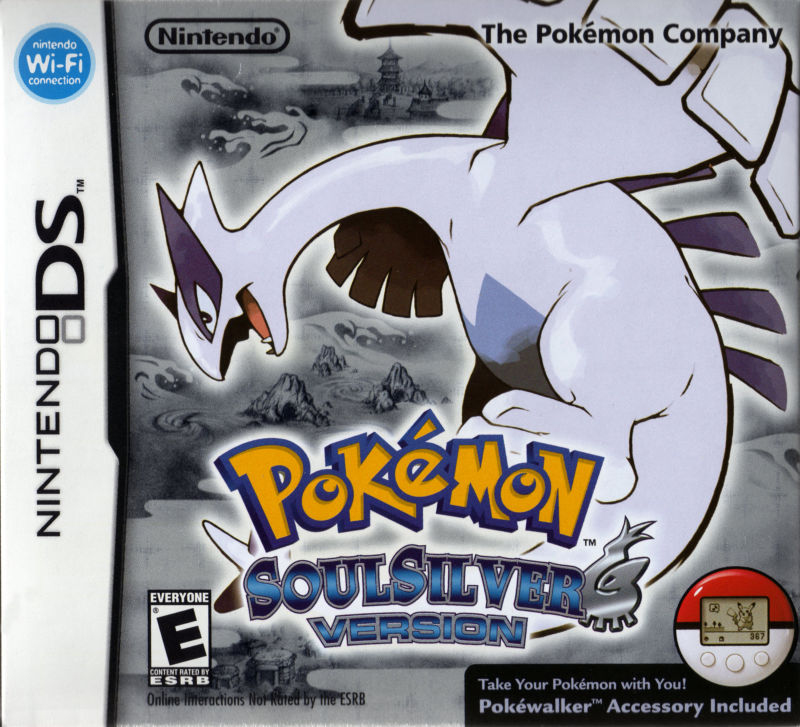 Pokemon SoulSilver Version for Nintendo DS Japanese version with the fashion pokewalker