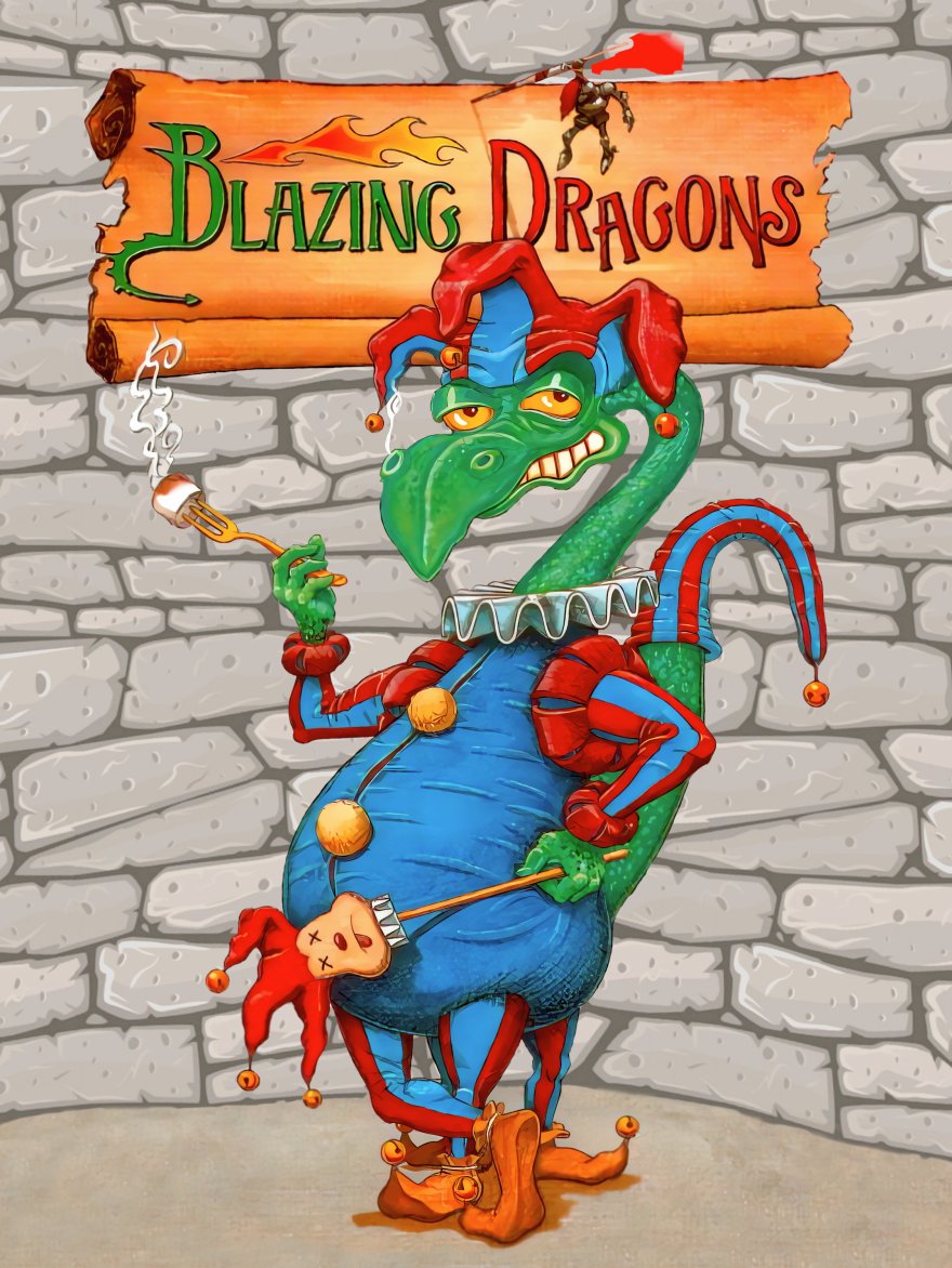 Blazing Dragons box art