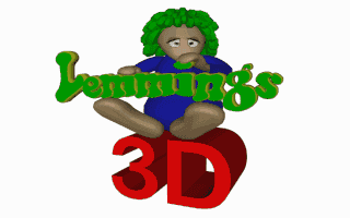 Lemmings 3D box art