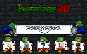 Lemmings 3D screenshot 1