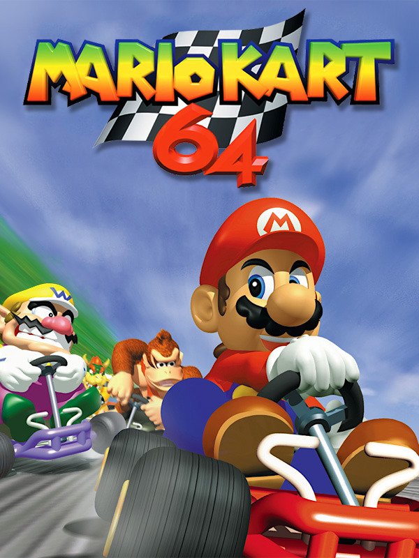 Mario Kart 64 box art