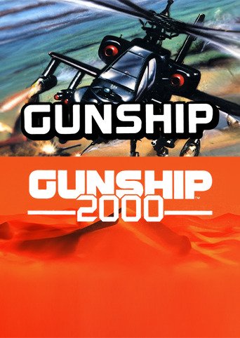 Gunship + Gunship 2000 box art