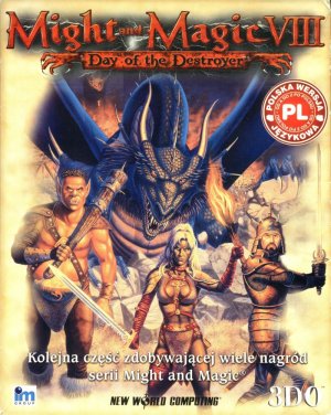 Might and Magic VIII: Day of the Destroyer - Game Poster