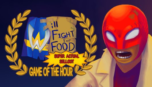 Will Fight for Food - Game Poster