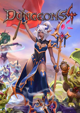 Dungeons 4 box art