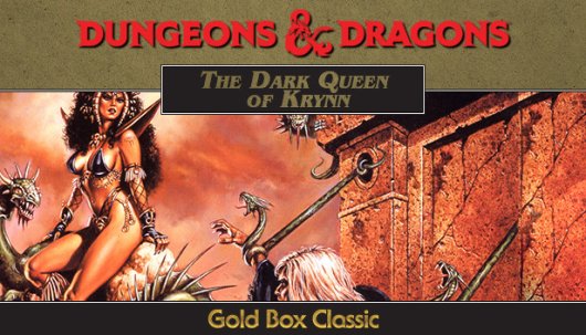 The Dark Queen of Krynn - Game Poster