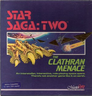 Star Saga: Two - The Clathran Menace - Game Poster