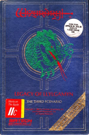 Wizardry: Legacy of Llylgamyn - The Third Scenario - Game Poster
