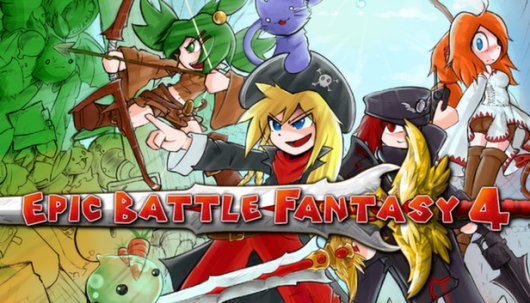 Epic Battle Fantasy 4 - Game Poster