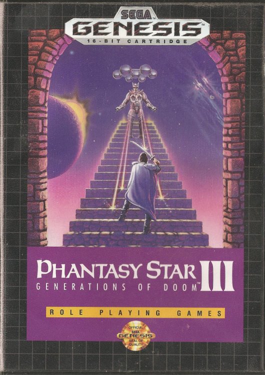 Phantasy Star III: Generations of Doom - Game Poster