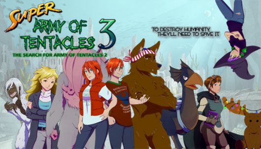 Super Army of Tentacles 3: The Search for Army of Tentacles 2 - Game Poster