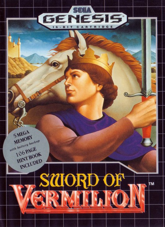 Sword of Vermilion - Game Poster