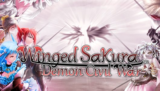 Winged Sakura: Demon Civil War - Game Poster