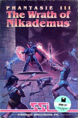 Phantasie III: The Wrath of Nikademus - Game Poster