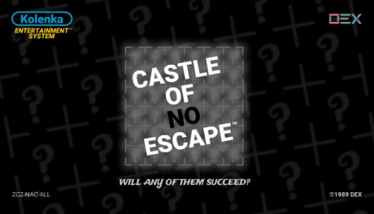 Castle of no Escape - Game Poster