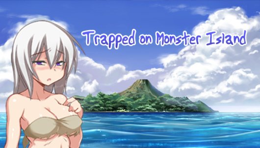 Trapped on Monster Island - Game Poster