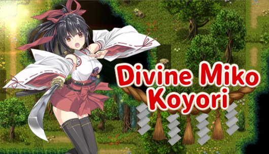 Divine Miko Koyori - Game Poster